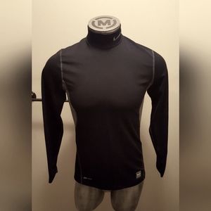 Men's S Nike Pro mock turtleneck